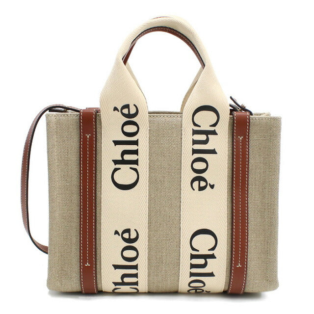 クロエ トートバッグ レディース ブランド CHLOE イタリア CHC22AS397I26 WHITE-BROWN 1 ベージュ系 ブラウン系 バッグ CHL22AS397I26031