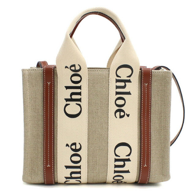 クロエ トートバッグ レディース ブランド CHLOE イタリア CHC22AS397I26 WHITE-BROWN 1 ベージュ系 ブラウン系 バッグ CHL22AS397I26031