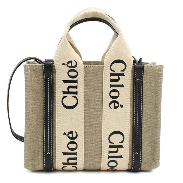 クロエ トートバッグ レディース ブランド CHLOE イタリア CHC22AS397I26 WHITE-BLUE 1 ベージュ系 ネイビー系 バッグ CHL22AS397I26041
