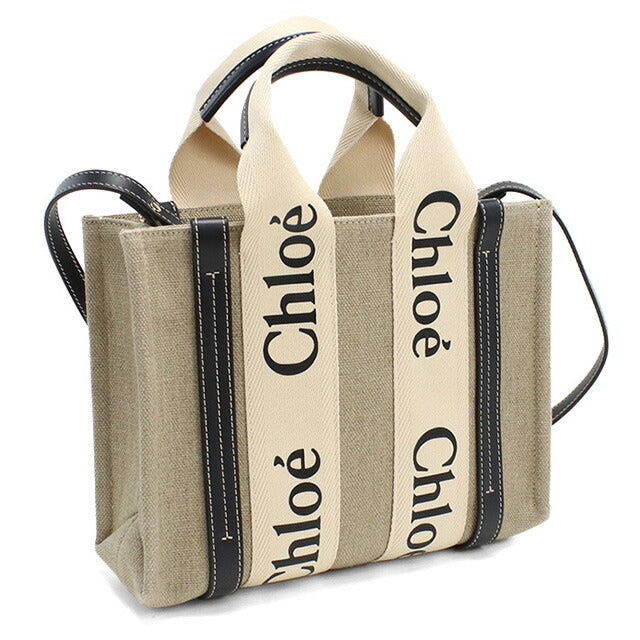 クロエ トートバッグ レディース ブランド CHLOE イタリア CHC22AS397I26 WHITE-BLUE 1 ベージュ系 ネイビー系 バッグ CHL22AS397I26041
