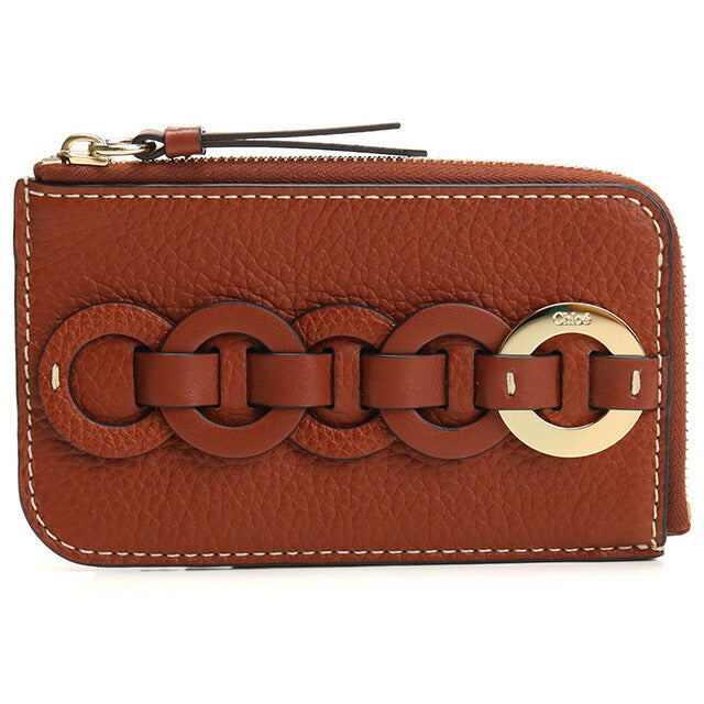クロエ 小銭入れ レディース ブランド CHLOE スペイン<br>外側:ファスナーポケット ×1 CHC22SP110G05 SEPIA BROWN ブラウン系 財布 CHL22SP110G05031