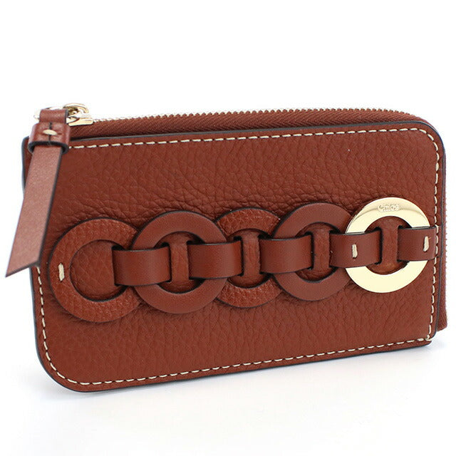 クロエ 小銭入れ レディース ブランド CHLOE スペイン<br>外側:ファスナーポケット ×1 CHC22SP110G05 SEPIA BROWN ブラウン系 財布 CHL22SP110G05031