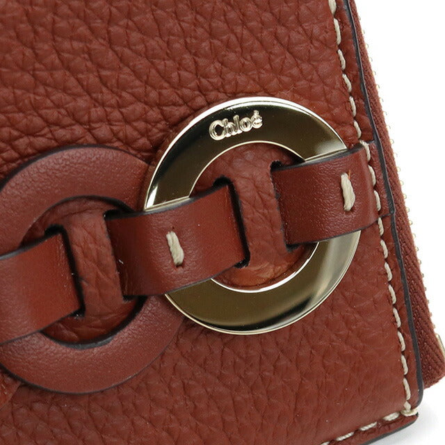 クロエ 小銭入れ レディース ブランド CHLOE スペイン<br>外側:ファスナーポケット ×1 CHC22SP110G05 SEPIA BROWN ブラウン系 財布 CHL22SP110G05031