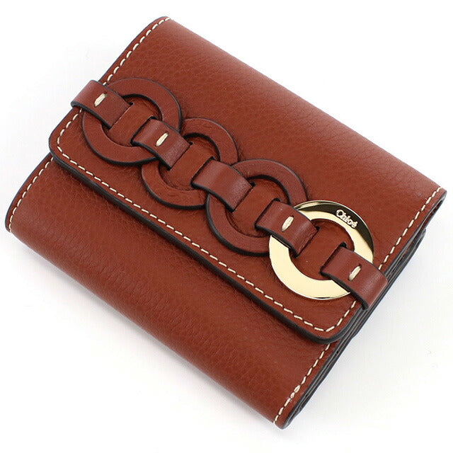 クロエ 三つ折り財布 レディース ブランド CHLOE スペイン CHC22SP117G05 SEPIA BROWN ブラウン系 財布 CHL22SP117G05031