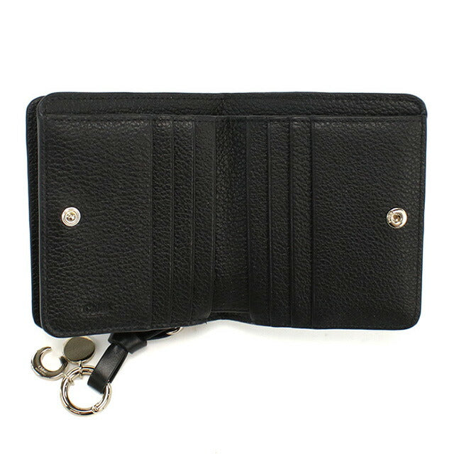 クロエ 二折財布小銭入付き レディース ブランド CHLOE スペイン CHC22WP765F57 BLACK ブラック 財布 CHL22WP765F57011