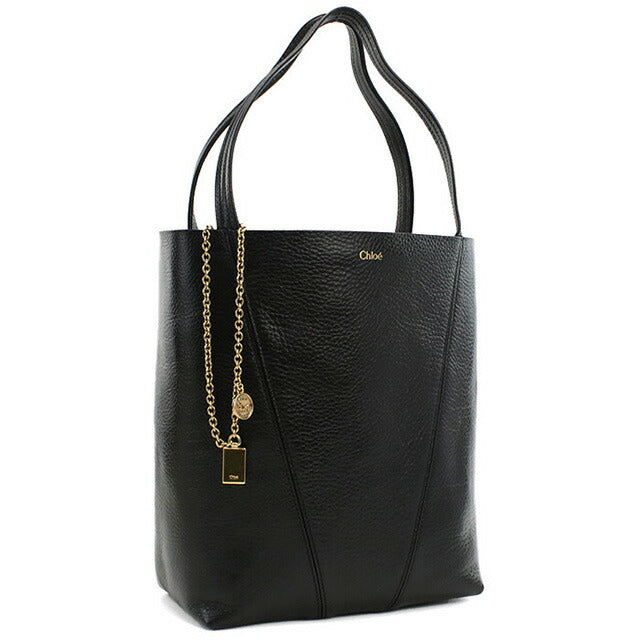 クロエ トートバッグ レディース ブランド CHLOE レザー CHC25SS811N84 ブラック バッグ CHL25SS811N84011