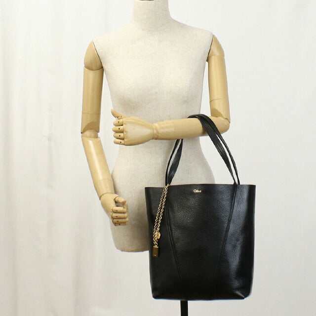 クロエ トートバッグ レディース ブランド CHLOE レザー CHC25SS811N84 ブラック バッグ CHL25SS811N84011