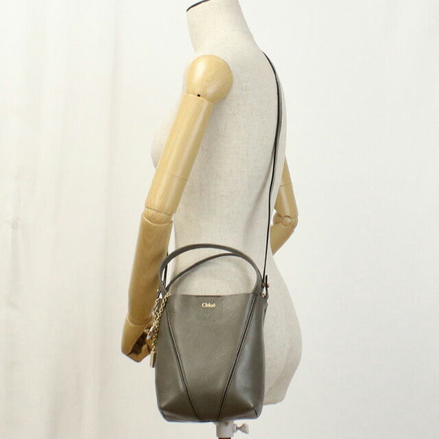 クロエ トートバッグ レディース ブランド CHLOE CH25SS812N84 グレー バッグ CHL25SS812N84021