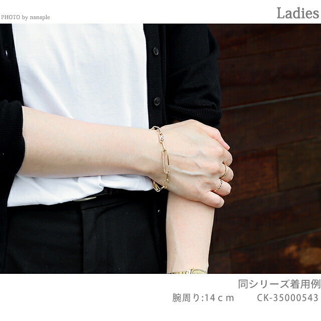 カルバンクライン ブレスレット レディース ブランド Calvin Klein アシンメトリカル 35000543 ゴールド アクセサリー CK-35000543