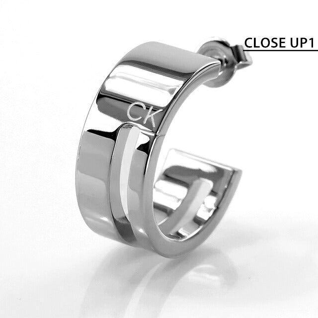 カルバンクライン ピアス レディース ブランド Calvin Klein ジオメトリック スタッド 両耳用 35000677 シルバー アクセサリー CK-35000677