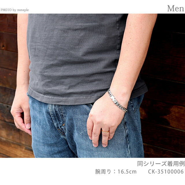 カルバンクライン ブレスレット メンズ ブランド CALVIN KLEIN ELECTRCIC 35100006 シルバー アクセサリー CK-35100006