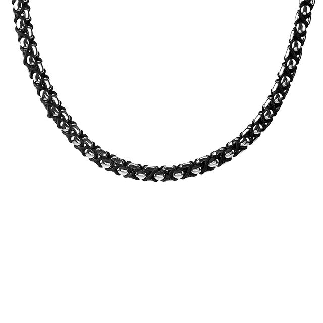 カルバンクライン ネックレス メンズ ブランド CALVIN KLEIN FUSED 35100038 シルバー ブラック アクセサリー CK-35100038