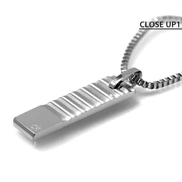 カルバンクライン ネックレス メンズ ブランド CALVIN KLEIN PARALLEL プレート 35100085 シルバー アクセサリー CK-35100085