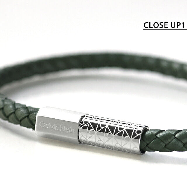 カルバンクライン ブレスレット メンズ ブランド Calvin Klein インダストリアルファセット 35100090 グリーン 緑 アクセサリー CK-35100090