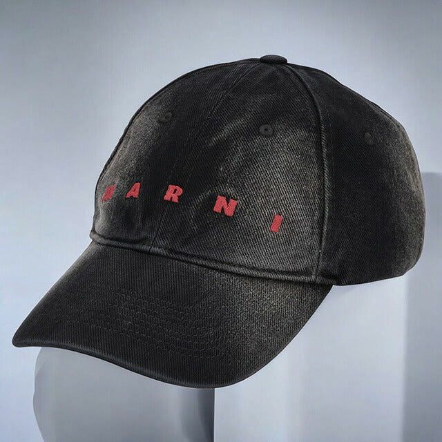 マルニ キャップ メンズ レディース ブランド MARNI CLZC0108S0-USCV87 ブラック CLZC0108S0SCV87-ODN99