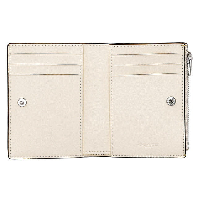 コーチ 二つ折り財布 レディース ブランド COACH CM852 ライトカーキ CM852-SIGHA-1