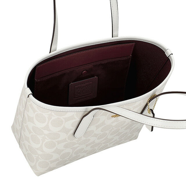 コーチ トートバッグ レディース ブランド COACH CN733 グレイシャーホワイト CN733-IMRFF-1