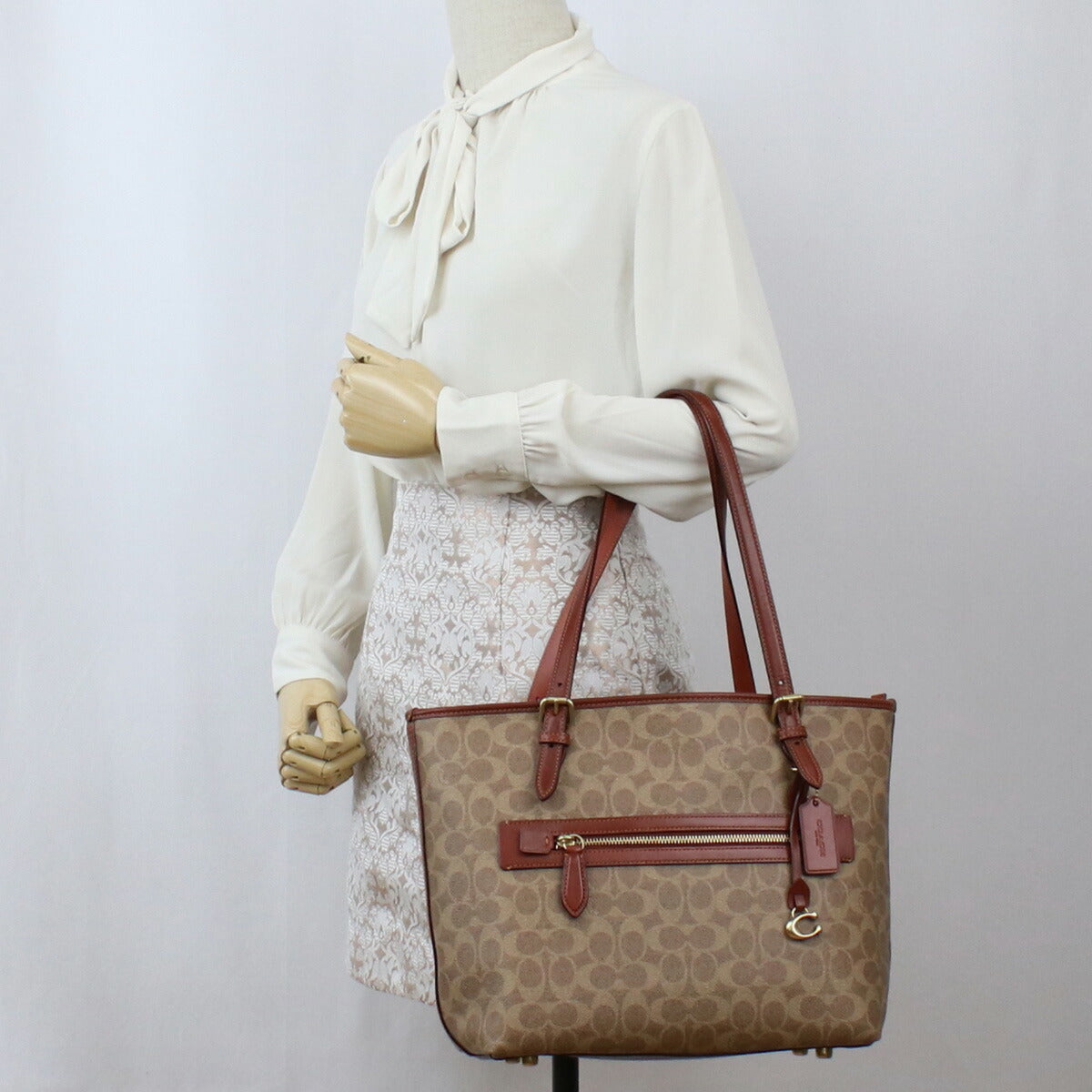 コーチ トートバッグ レディース PVC カンボジア CC402 ブラウン系 バッグ COBCC402011