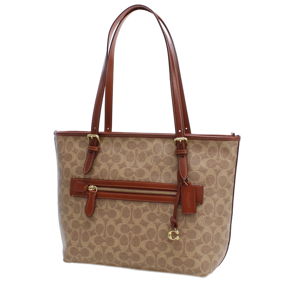 コーチ トートバッグ レディース PVC カンボジア CC402 ブラウン系 バッグ COBCC402011