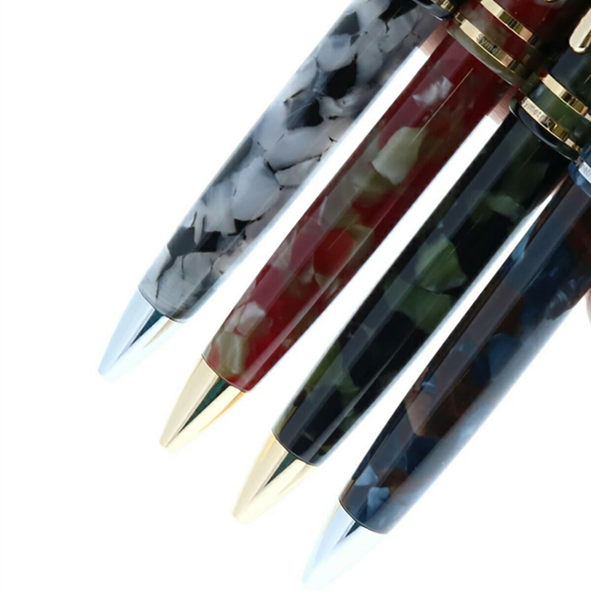 コンクリン ボールペン レジン 台湾 シンメトリック レッドジャスパー レッド系 筆記用具 CONSYMMETRIC031