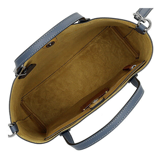 コーチ トートバッグ レディース ブランド COACH レザー CP036 SV/DE ネイビー 軽量 手提げ 高級 おしゃれ プレゼント 女性 実用的 かわいい