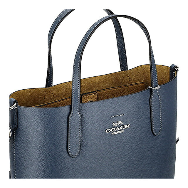 コーチ トートバッグ レディース ブランド COACH レザー CP036 SV/DE ネイビー 軽量 手提げ 高級 おしゃれ プレゼント 女性 実用的 かわいい