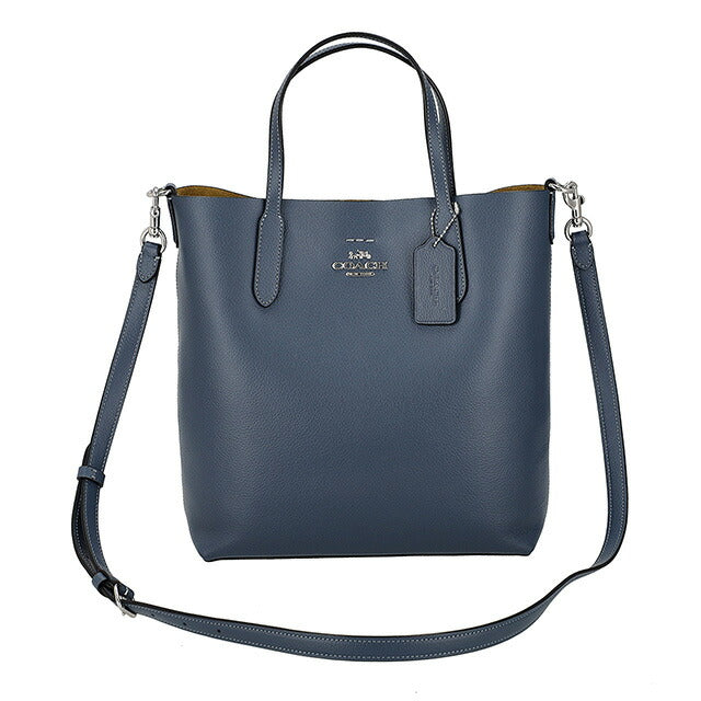 コーチ トートバッグ レディース ブランド COACH レザー CP036 SV/DE ネイビー 軽量 手提げ 高級 おしゃれ プレゼント 女性 実用的 かわいい