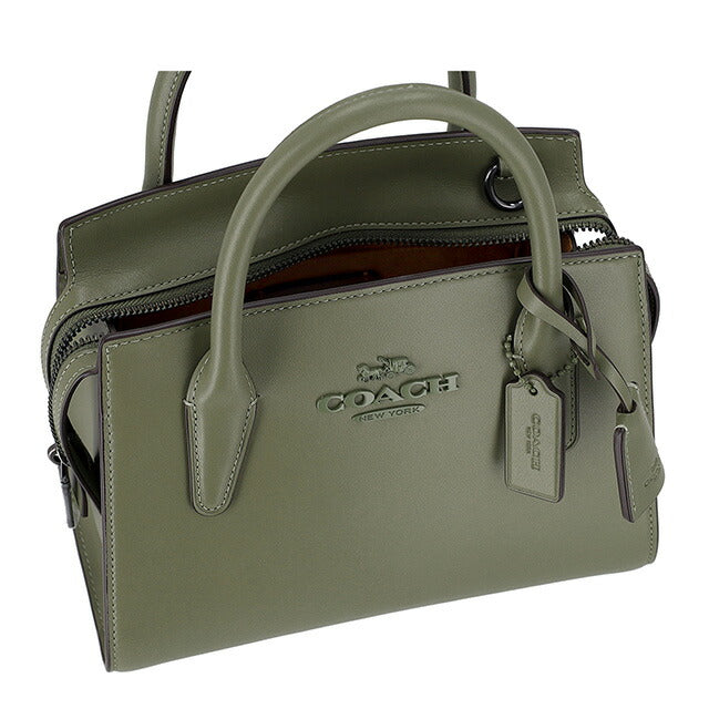 コーチ ハンドバッグ レディース ブランド COACH CP081 カーキグリーン CP081-QBMGR-1