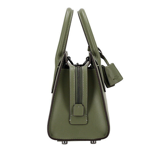 コーチ ハンドバッグ レディース ブランド COACH CP081 カーキグリーン CP081-QBMGR-1