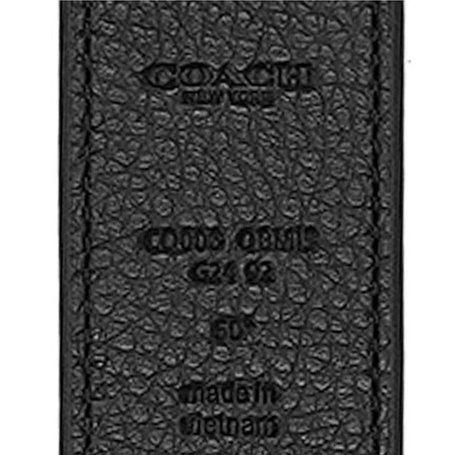 コーチ ベルト メンズ ブランド COACH リバーシブル CQ006 チャコール/ブラック CQ006-QBMI5-1