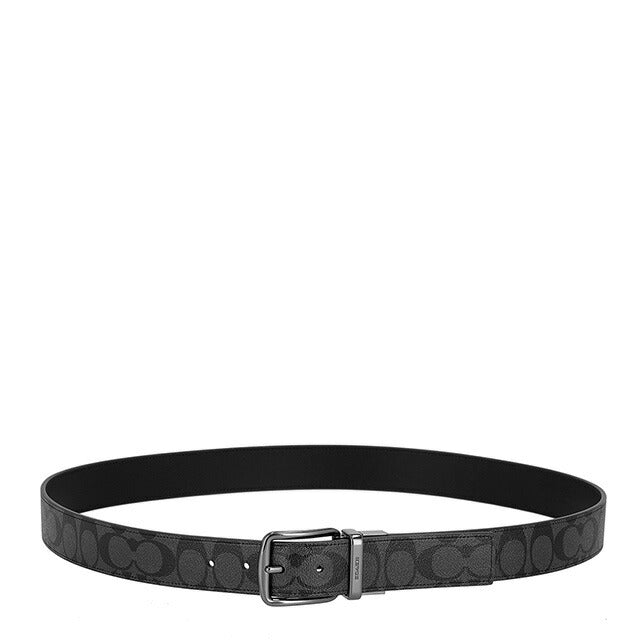 コーチ ベルト メンズ ブランド COACH CQ022 チャコール/ブラック CQ022-CQ-BK-1