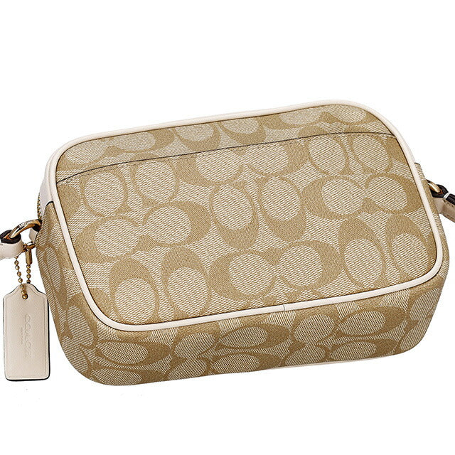 コーチ ショルダーバッグ レディース ブランド COACH シグネチャー CQ874 IMDQC 1 ライトカーキ/チョーク CQ874-IMDQC-1