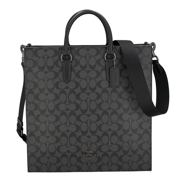 コーチ トートバッグ メンズ ブランド COACH CR314 QBMI5 チャコール/ブラック CR314-QBMI5-1