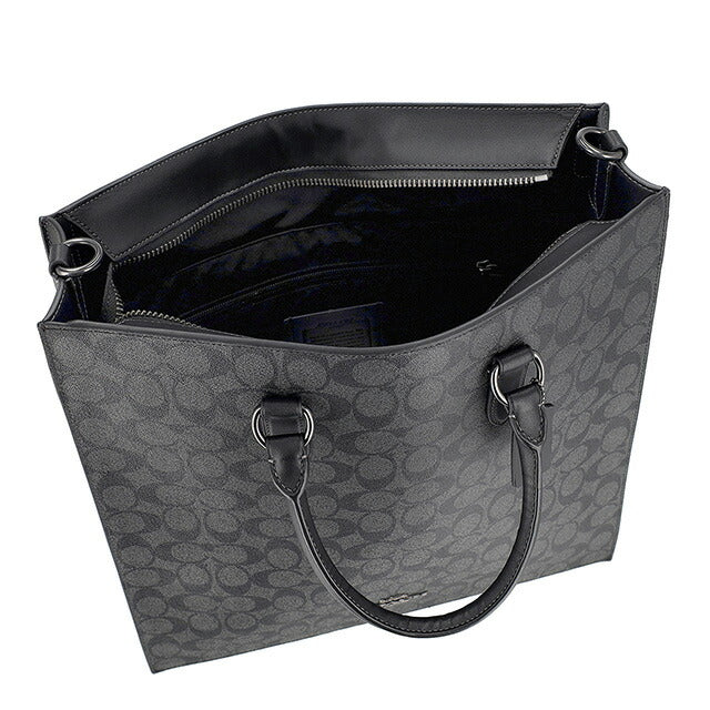 コーチ トートバッグ メンズ ブランド COACH CR314 QBMI5 チャコール/ブラック CR314-QBMI5-1