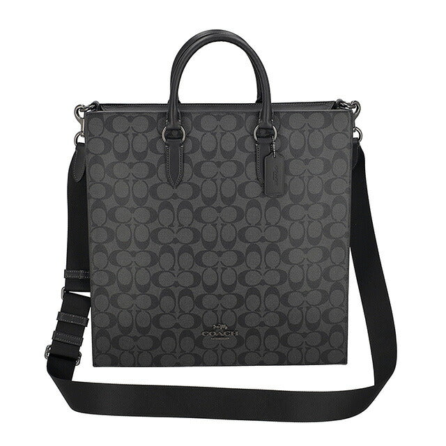 コーチ トートバッグ メンズ ブランド COACH CR314 QBMI5 チャコール/ブラック CR314-QBMI5-1