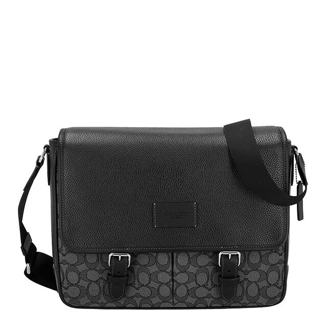 コーチ ショルダーバッグ メンズ ブランド COACH CR334 SVO1U チャコール/ブラック CR334-SVO1U-1