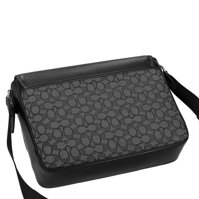 コーチ ショルダーバッグ メンズ ブランド COACH CR334 SVO1U チャコール/ブラック CR334-SVO1U-1