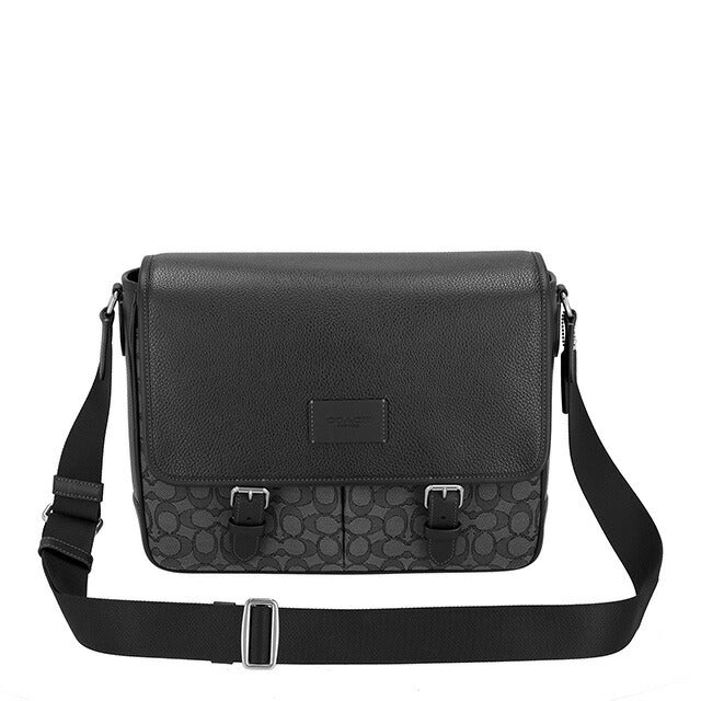 コーチ ショルダーバッグ メンズ ブランド COACH CR334 SVO1U チャコール/ブラック CR334-SVO1U-1