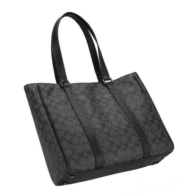 コーチ トートバッグ メンズ ブランド COACH CR385 チャコール/ブラック CR385-QBMI5-1