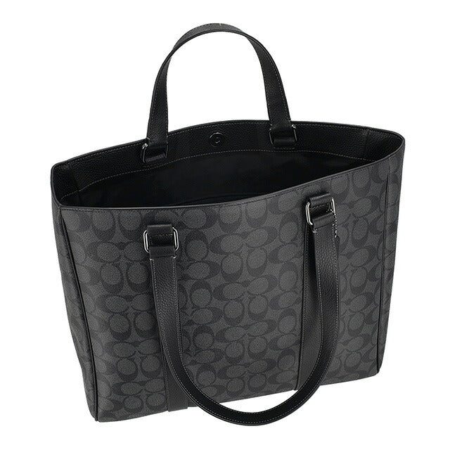 コーチ トートバッグ メンズ ブランド COACH CR385 チャコール/ブラック CR385-QBMI5-1