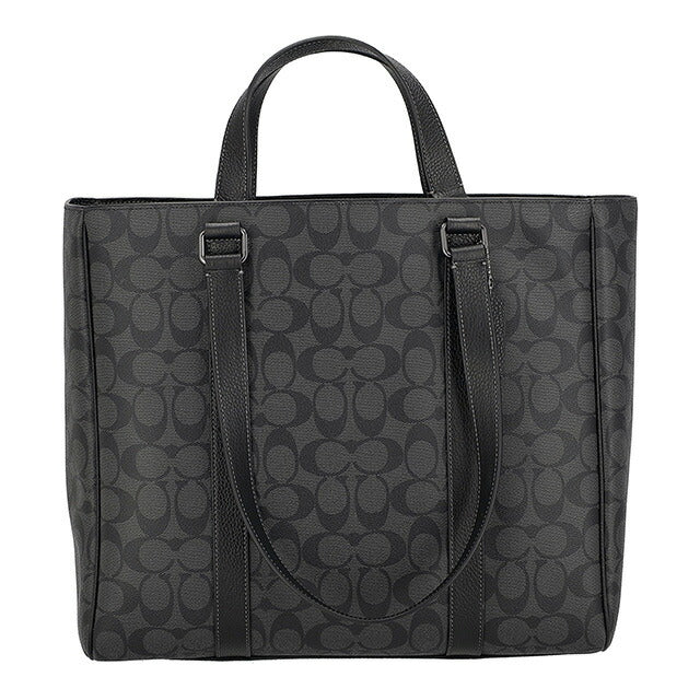 コーチ トートバッグ メンズ ブランド COACH CR385 チャコール/ブラック CR385-QBMI5-1