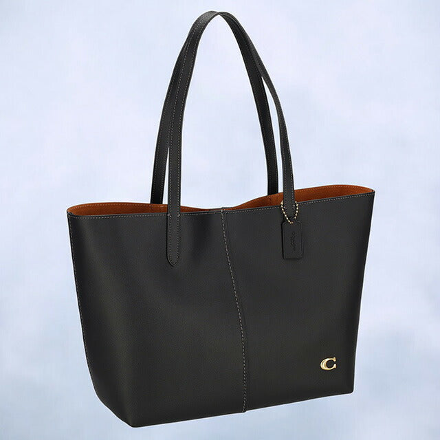 A4可 美品 コーチ レザー トートバッグ モリー ロゴ金具 肩掛け ブラック 美品 コーチ COACH トートバッグ モリー 肩掛け A4 レザー