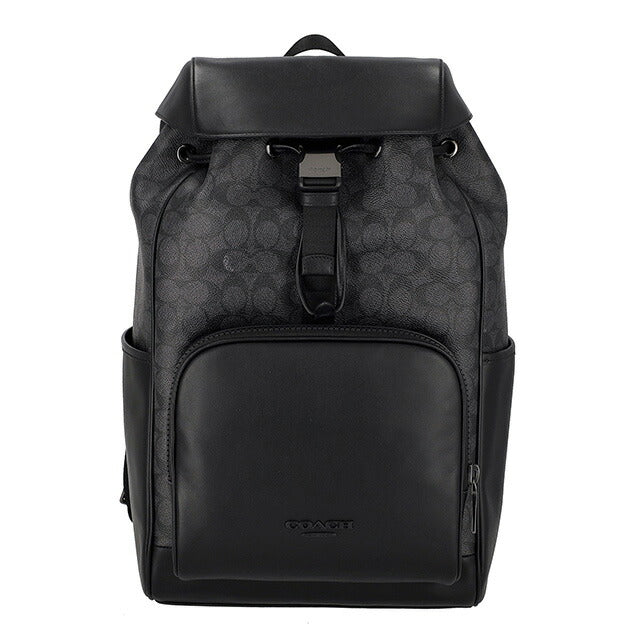 コーチ バックパック メンズ レディース ブランド COACH レザー CT707 ブラック CT707-QBMI5-1