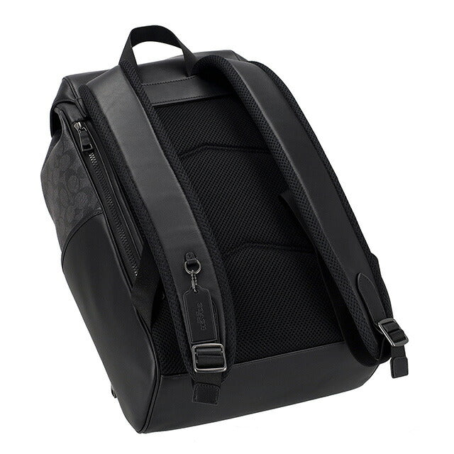 コーチ バックパック メンズ レディース ブランド COACH レザー CT707 ブラック CT707-QBMI5-1
