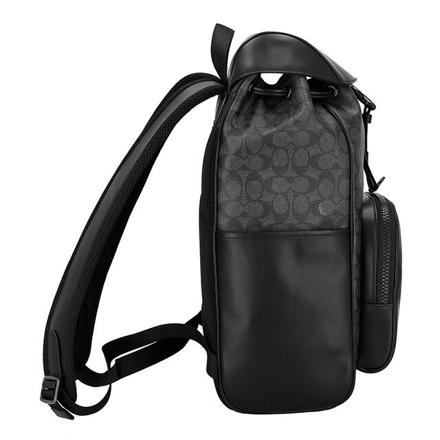 コーチ バックパック メンズ レディース ブランド COACH レザー CT707 ブラック CT707-QBMI5-1