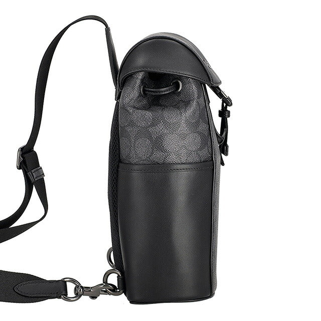 コーチ ボディバッグ メンズ ブランド COACH CT712 QBMI5 チャコール/ブラック CT712-QBMI5-1