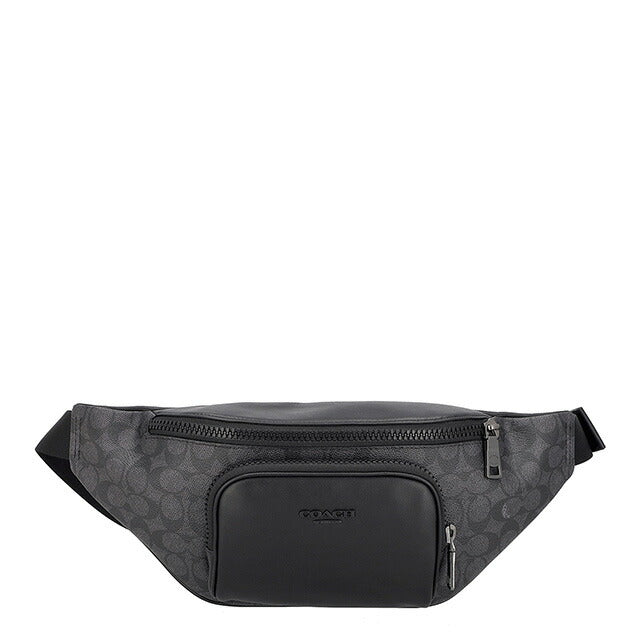 コーチ ボディバッグ メンズ ブランド COACH CT714 チャコール/ブラック CT714-QBMI5-1