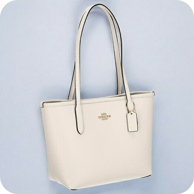 極美品☆/COACH/コーチ/トートバッグ/大きい/ホワイト×グリーン コーチ トートバッグ レディース ブランド COACH レザー CT859
