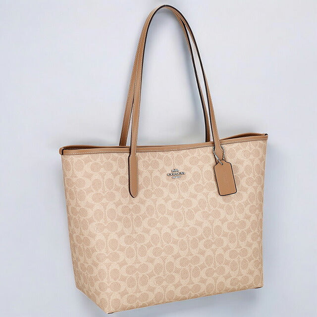 コーチ トートバッグ レディース ブランド COACH シグネチャー CV976 SVPWH 1 サンド/トープ CV976-SVPWH-1