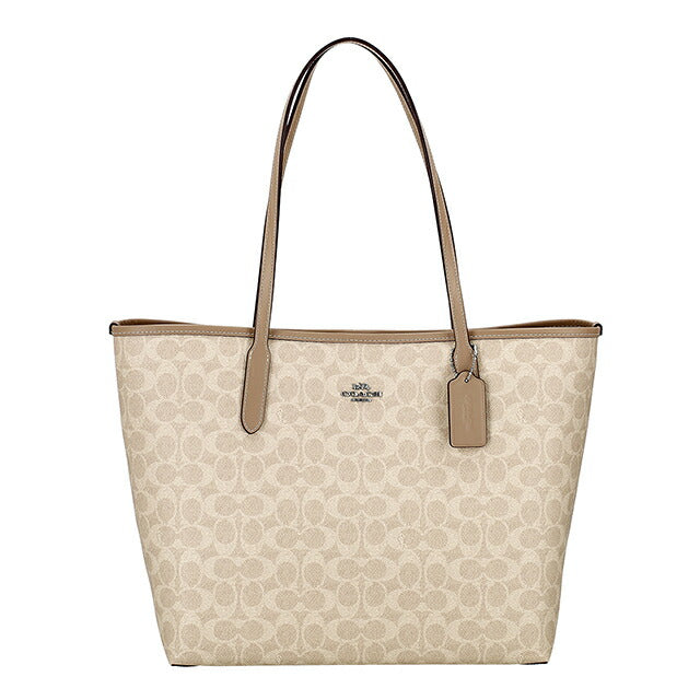コーチ トートバッグ レディース ブランド COACH CV976 SVPWH サンド/トープ 軽量 手提げ 高級 おしゃれ プレゼント 女性 実用的 かわいい